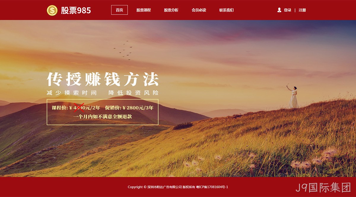 盼达广告网站案例